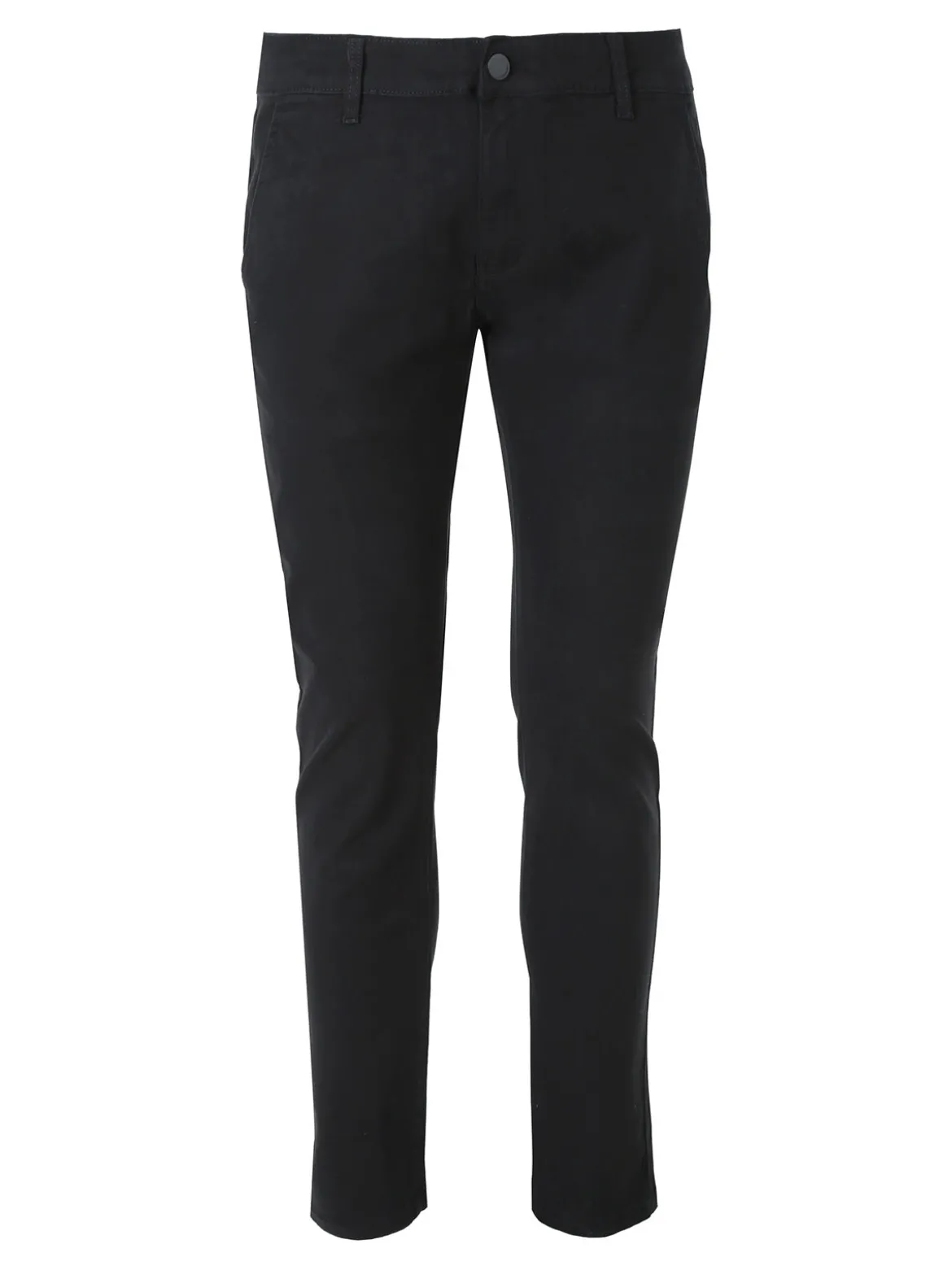 3-D Jeans Pantaloni da uomo slim fit in cotone - nero
