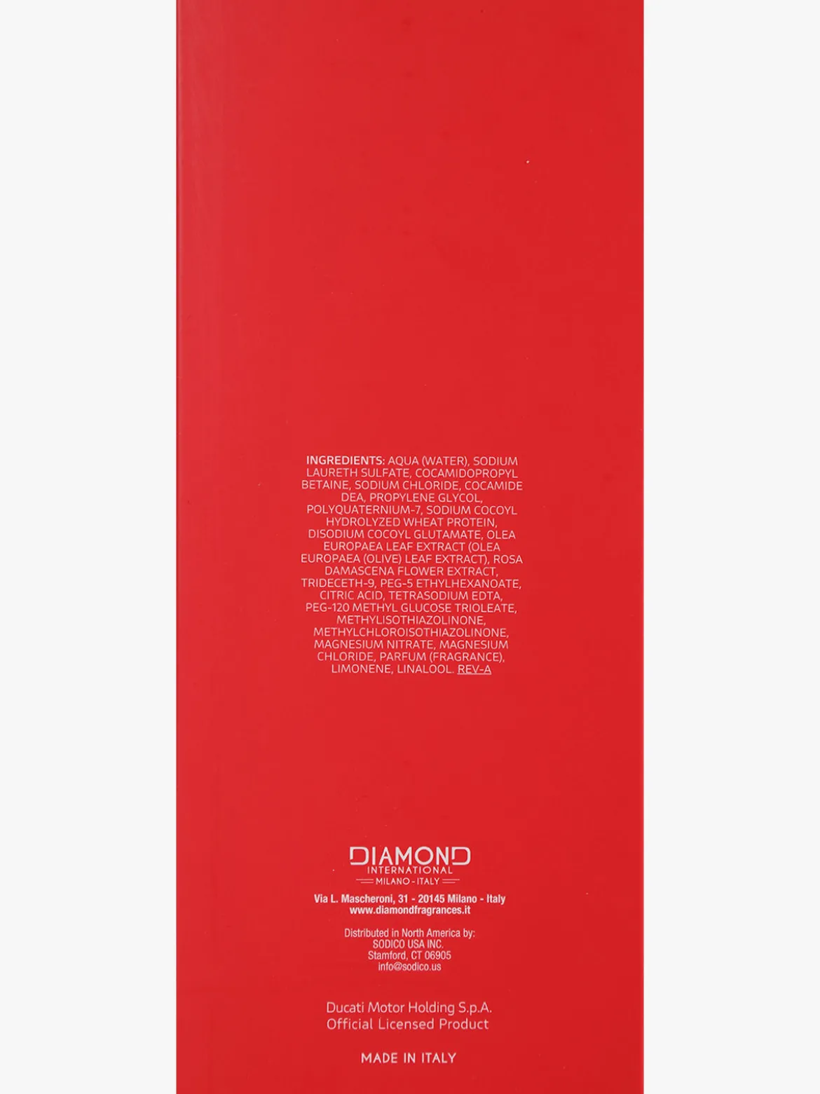 Ducati Sport shampo e shower gel da uomo