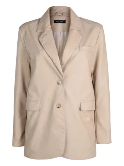Ellen Rose Giacca donna in ecopelle con bottoni