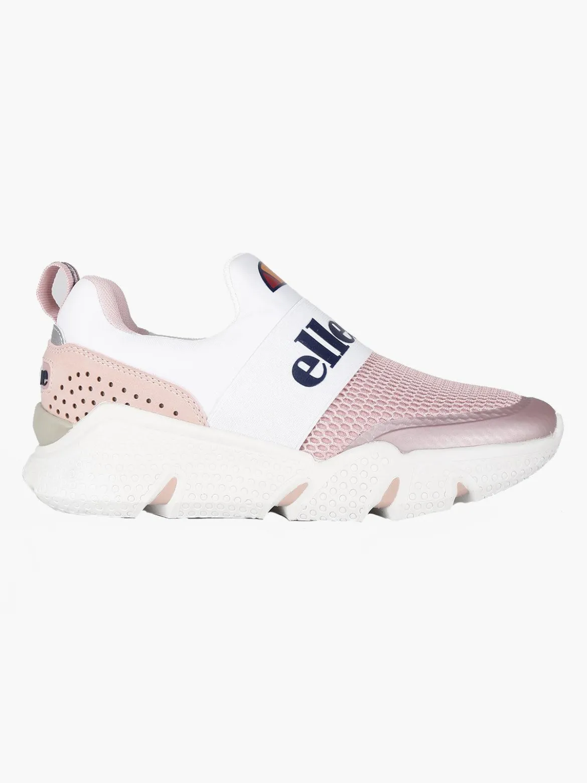 Ellesse Scarpe slip on in tessuto con zeppa
