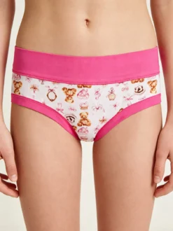 Emy Bimba Slip da bambina in cotone - fucsia