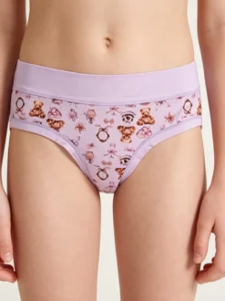 Emy Bimba Slip da bambina in cotone - lilla