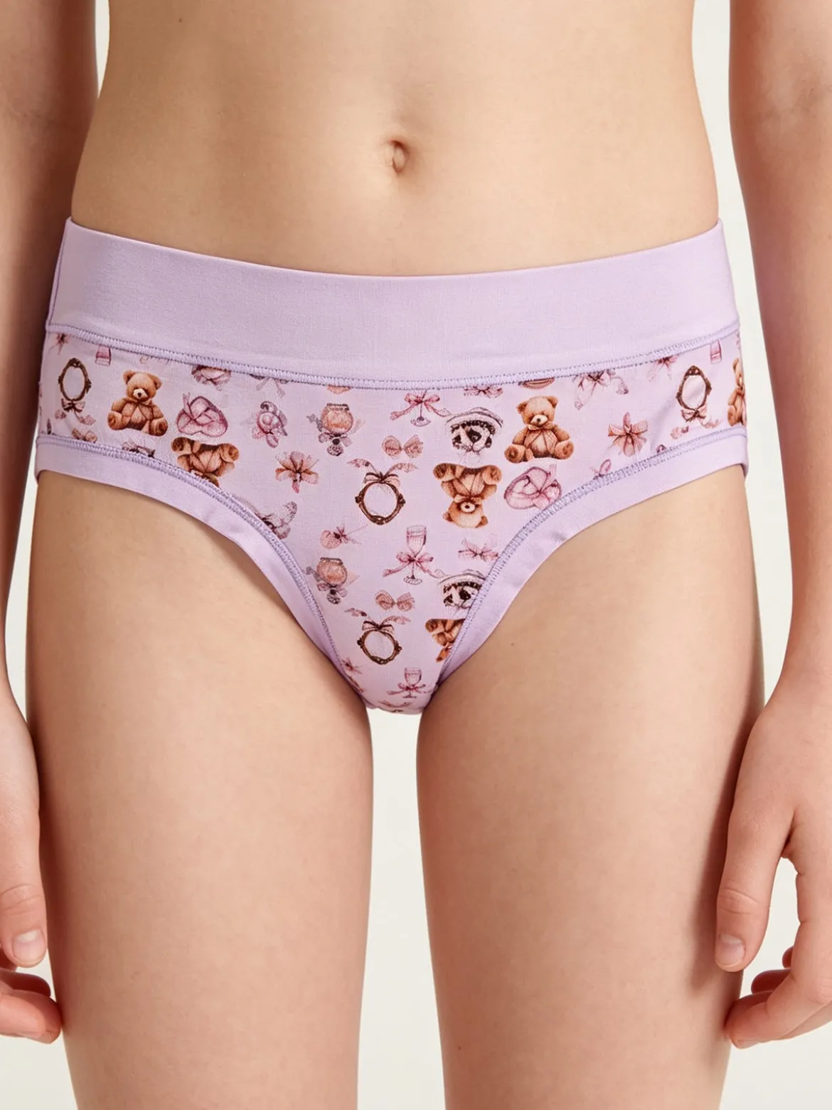 Emy Bimba Slip da bambina in cotone - lilla