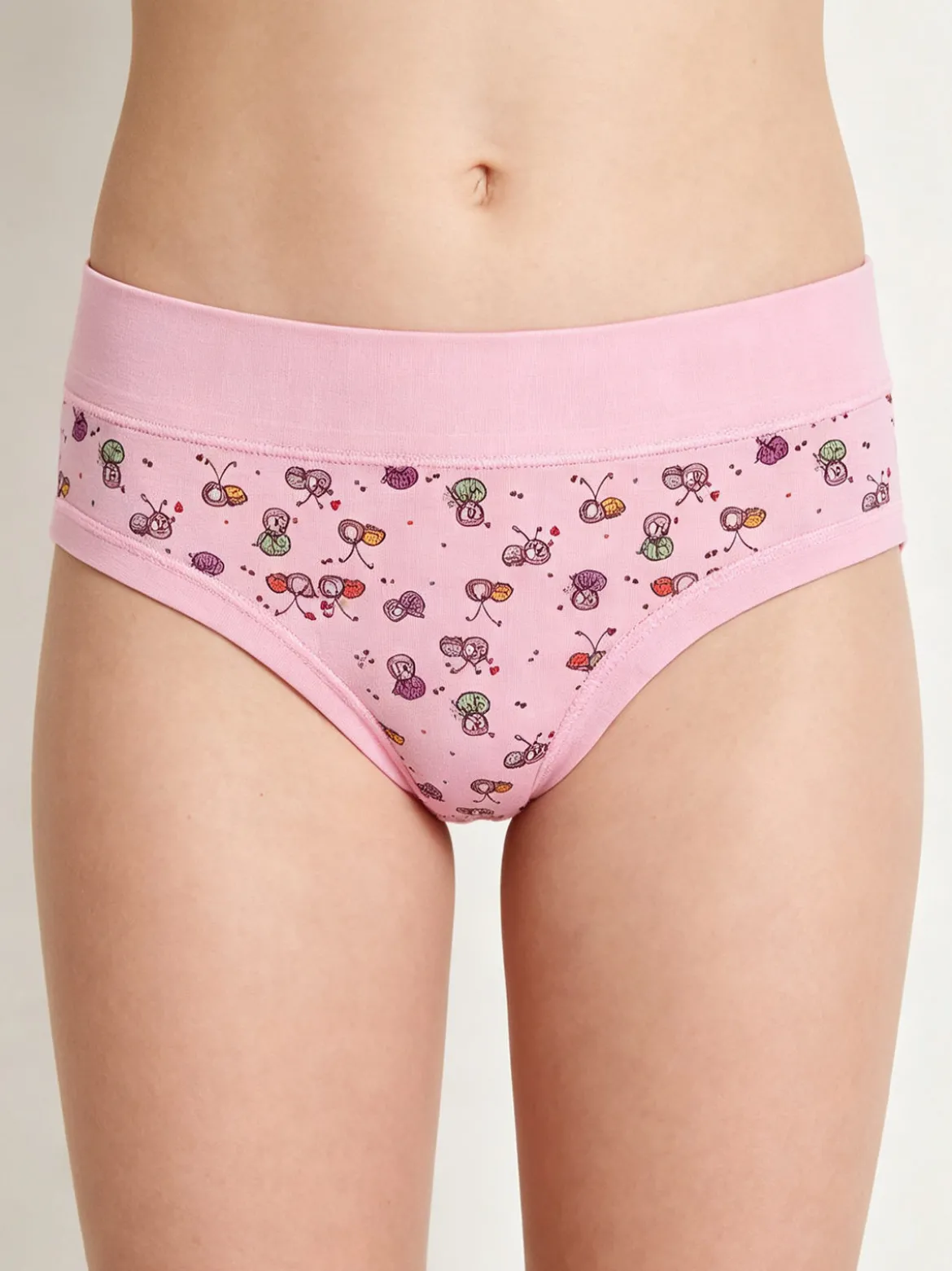 Emy Bimba Slip da bambina in cotone - rosa