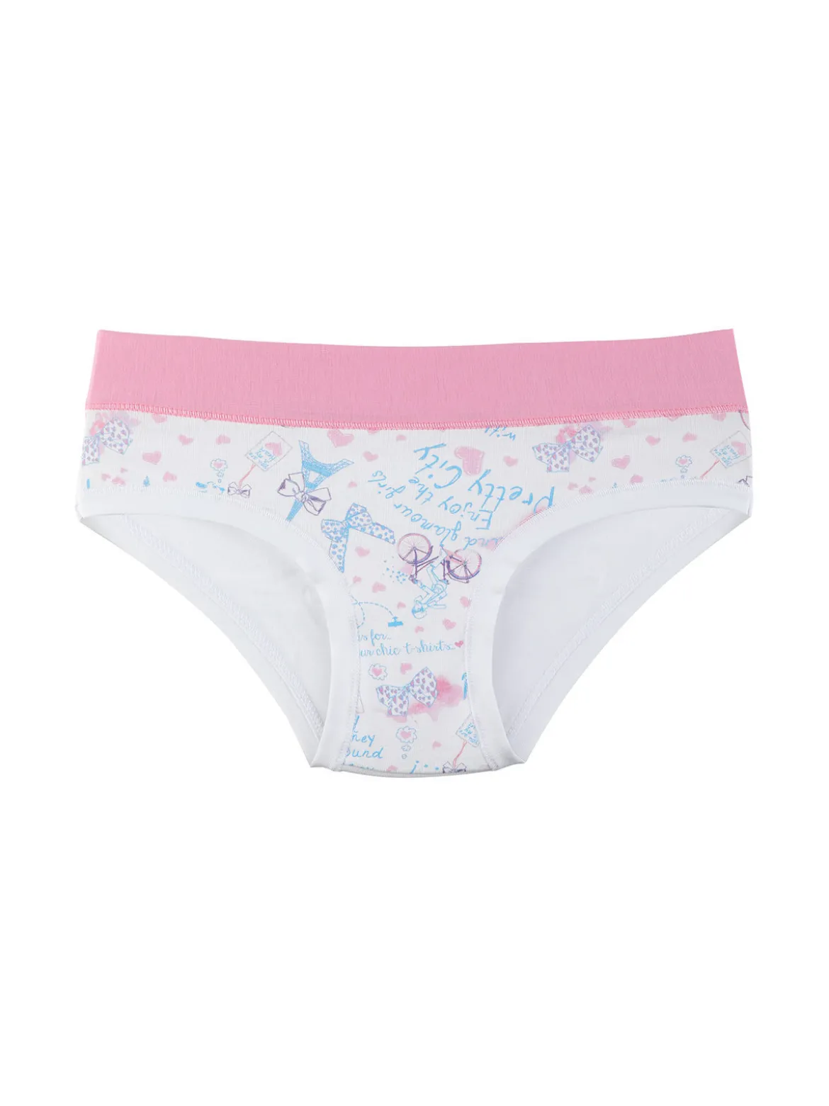 Emy Bimba Slip in cotone da bambina con stampe