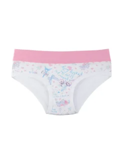 Emy Bimba Slip in cotone da bambina con stampe