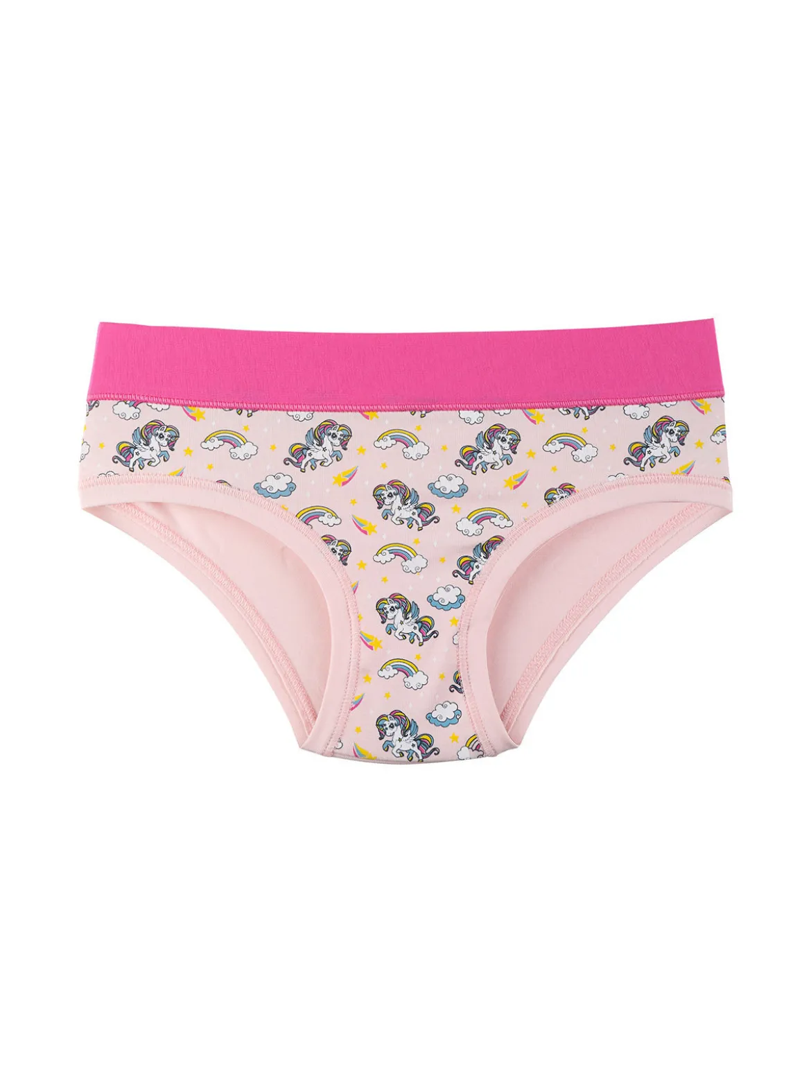 Emy Bimba Slip in cotone da bambina con unicorni