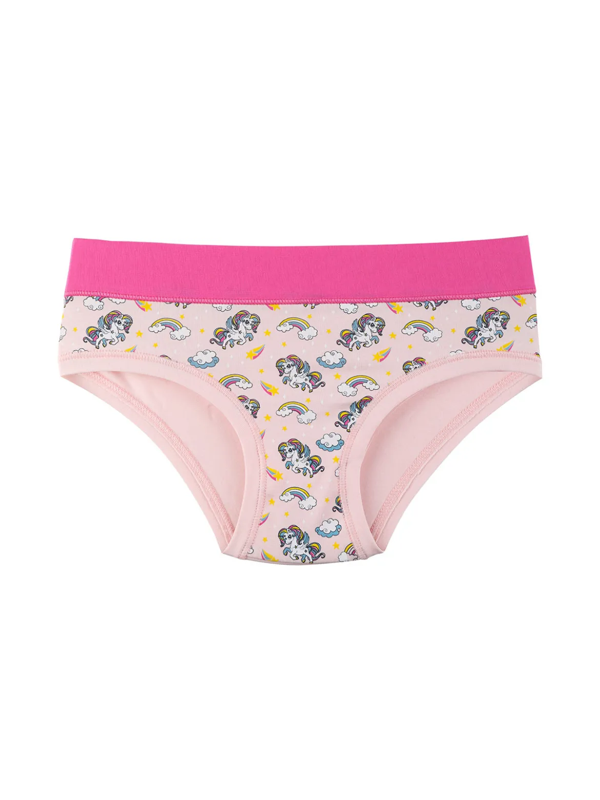 Emy Bimba Slip in cotone da bambina con unicorni