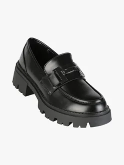 Energy Mocassini donna in ecopelle con suola alta e plateau