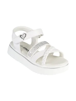 Energy Sandali da bambina con platform e cinturino a strappo