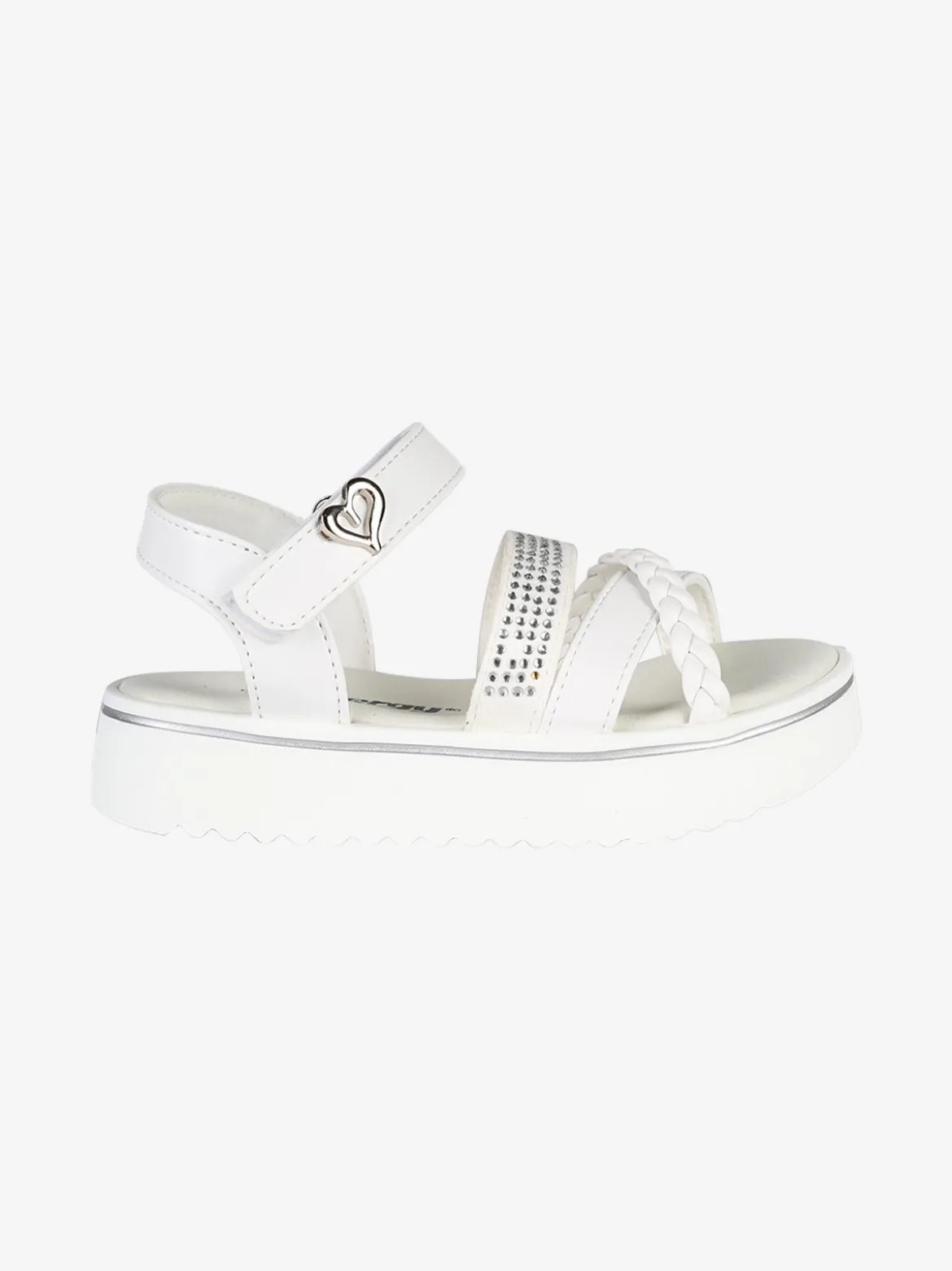 Energy Sandali da bambina con platform e cinturino a strappo