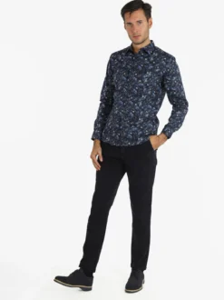 Enos Camicia uomo a maniche lunghe con stampe