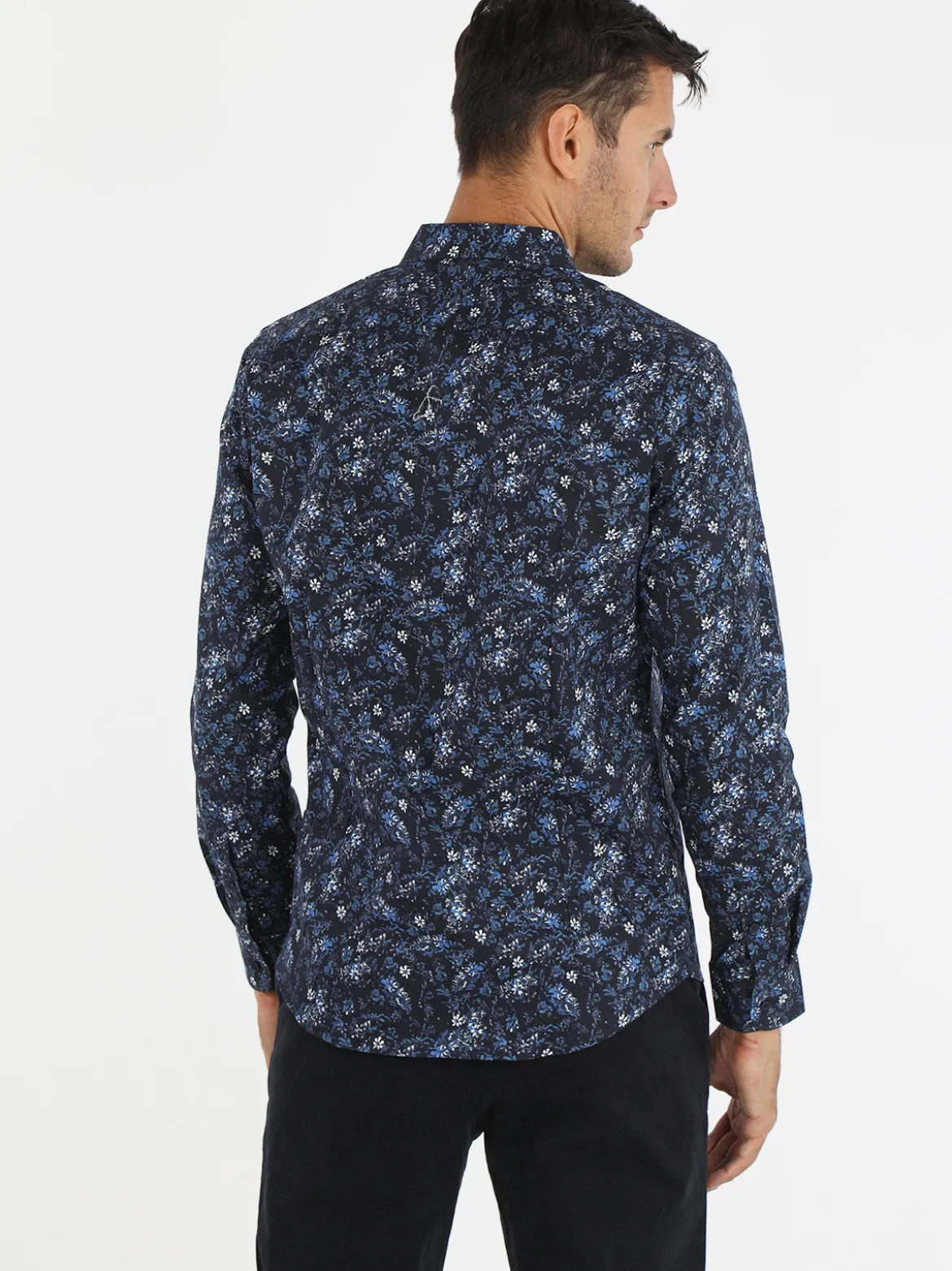 Enos Camicia uomo a maniche lunghe con stampe