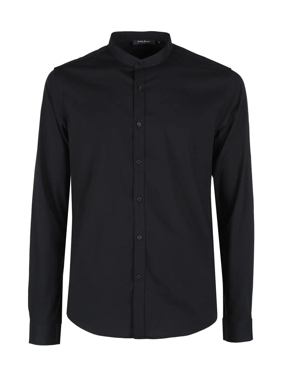 Enos Jeans Camicia uomo slim fit con colletto alla coreana