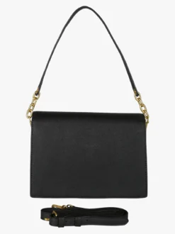 Enrico Coveri Borsa donna rigida in ecopelle con patta - nero