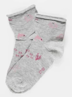 Enrico Coveri Calze corte bambina con stampe