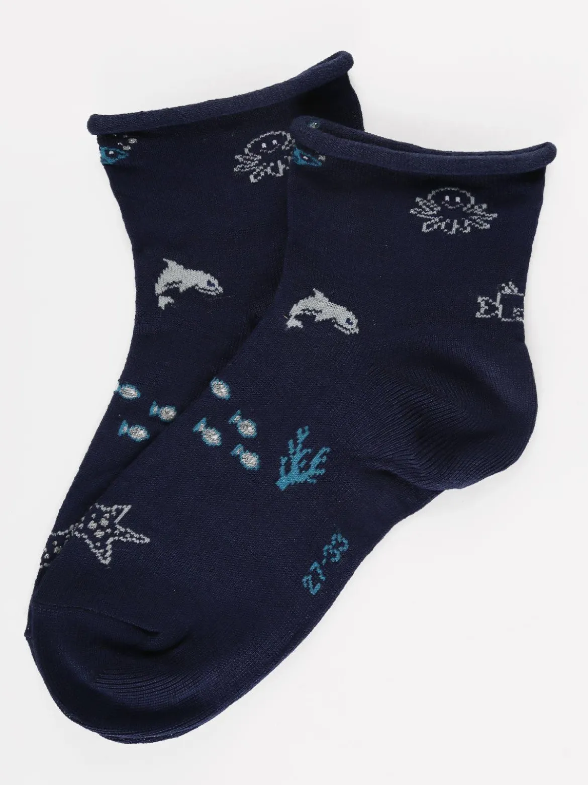 Enrico Coveri Calze corte bambina con stampe