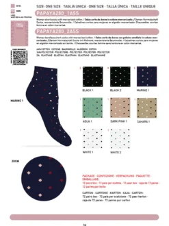 Enrico Coveri Calze corte da donna a pois - blu scuro