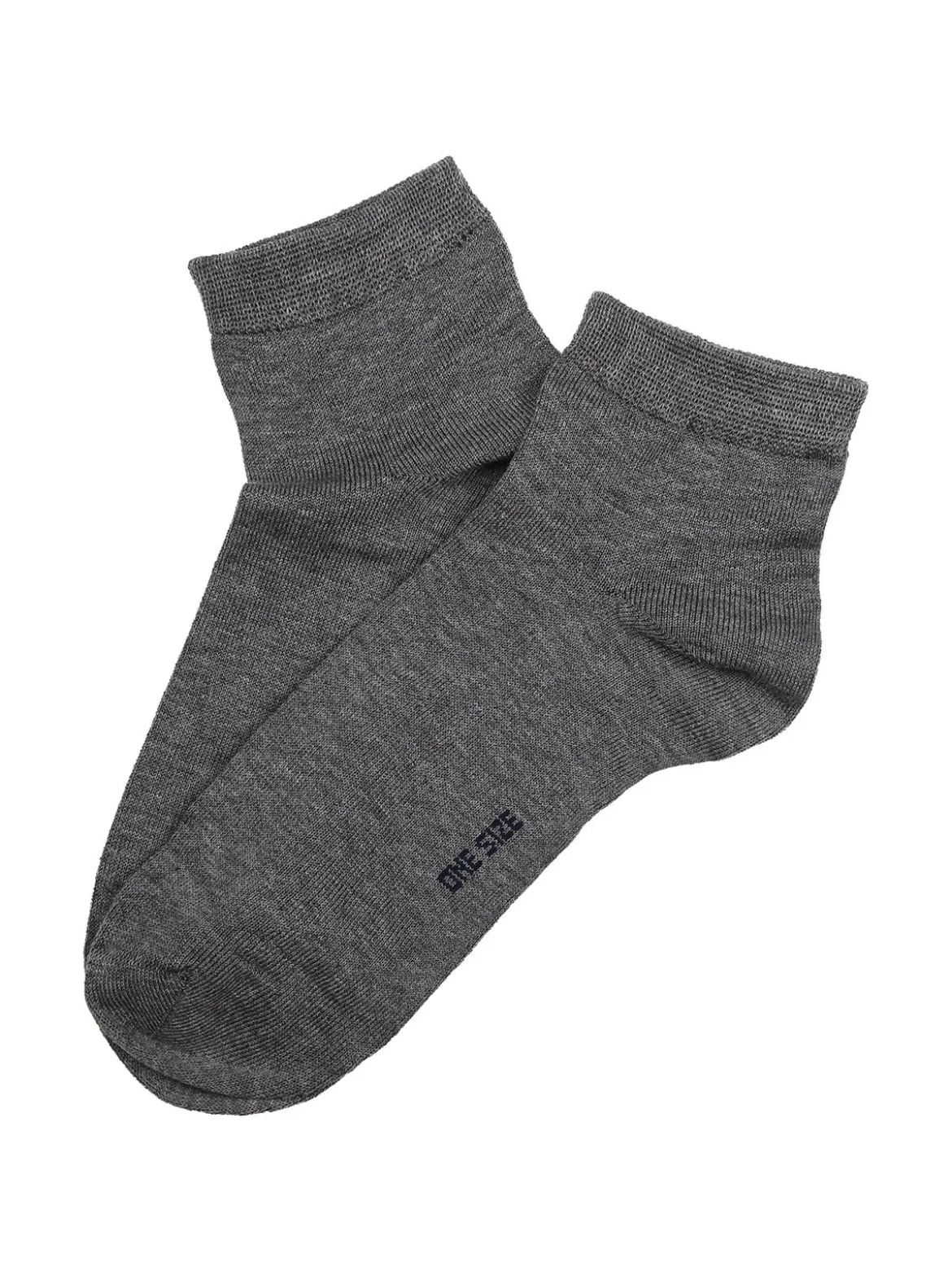 Enrico Coveri Calze corte da donna in cotone mercerizzato - grigio