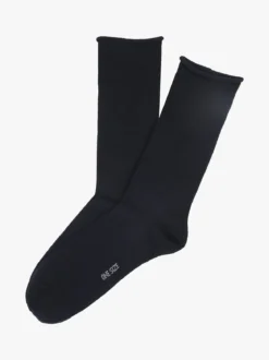 Enrico Coveri Calze corte da uomo in caldo cotone - blu scuro