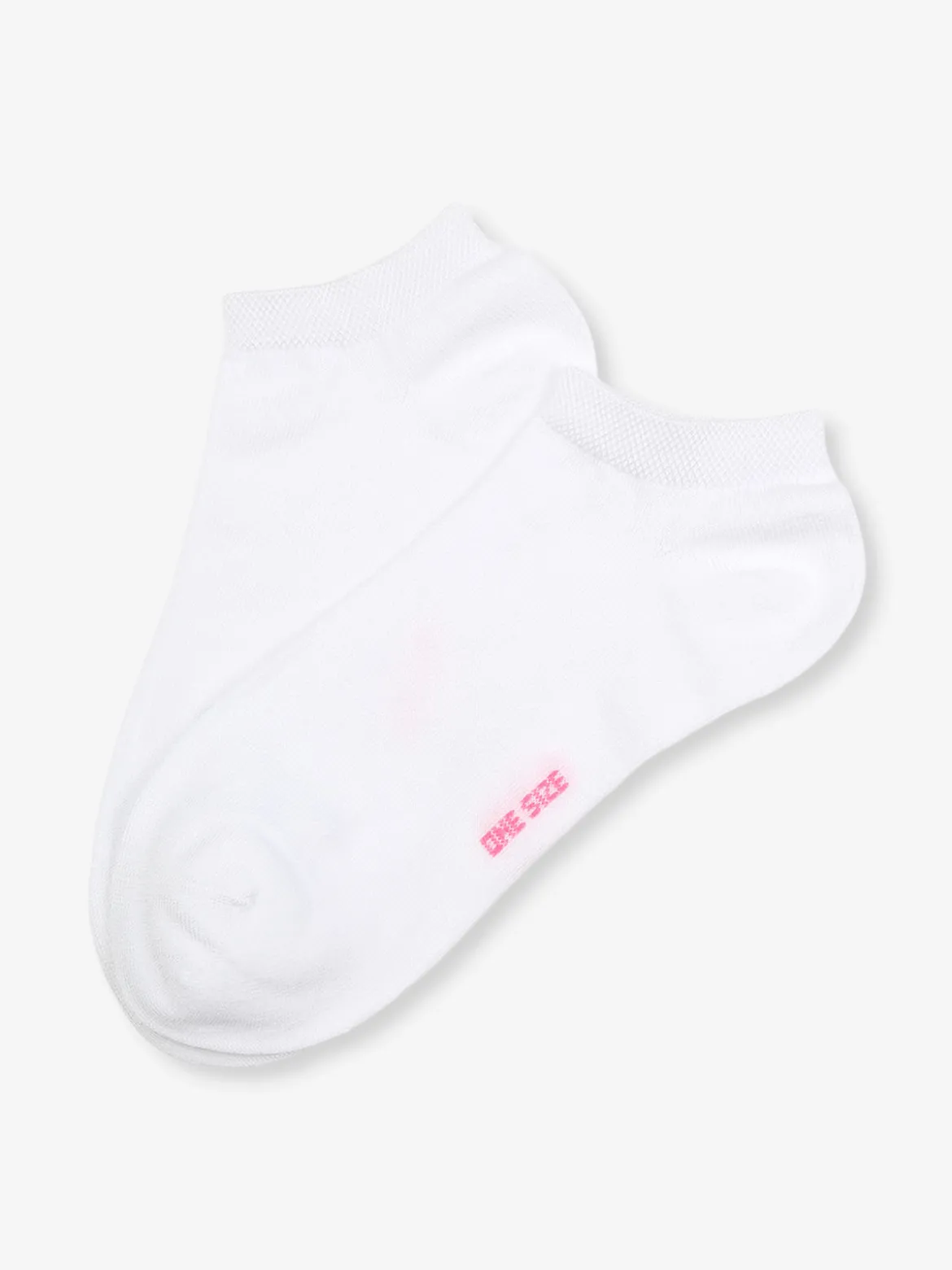 Enrico Coveri Calze corte sneaker da donna in cotone mercerizzato - bianco