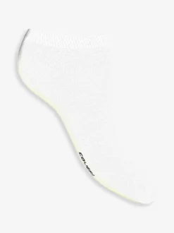 Enrico Coveri Calze corte sneaker da donna in cotone mercerizzato - bianco