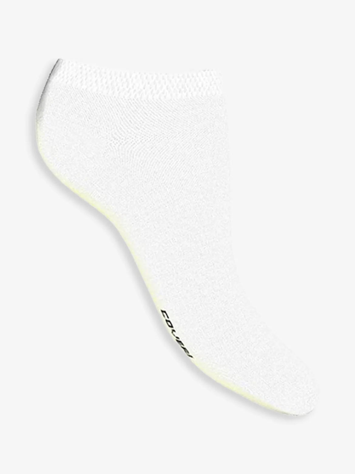 Enrico Coveri Calze corte sneaker da donna in cotone mercerizzato - bianco