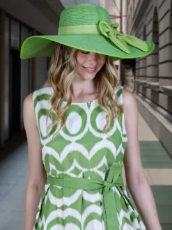 Enrico Coveri Cappello in paglia donna con fiocco
