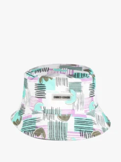 Enrico Coveri Cappello unisex da pescatore con stampe