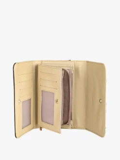 Enrico Coveri Contemporary Portafoglio donna in ecopelle con stampa disegno - naturale