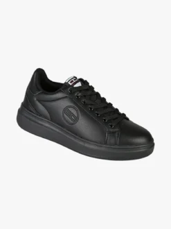 Enrico Coveri Sneakers stringate da uomo con suola alta - nero