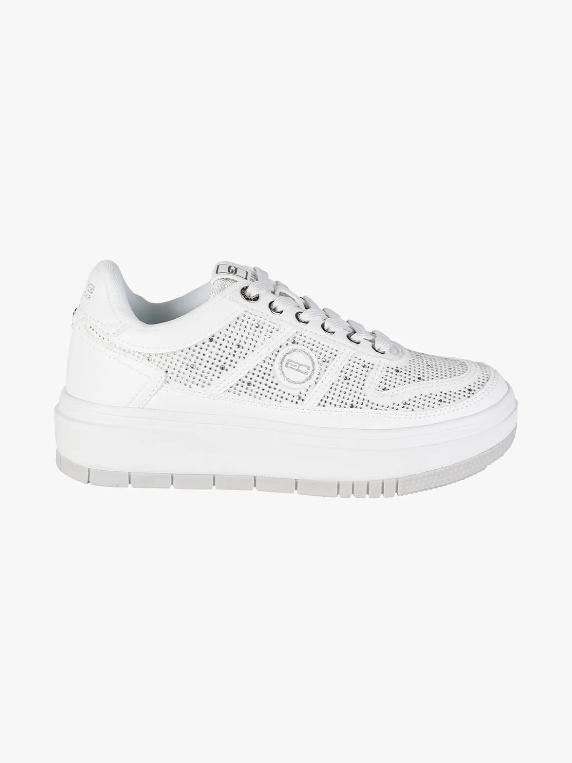 Enrico Coveri Sportswear Sneakers donna con platform e strass