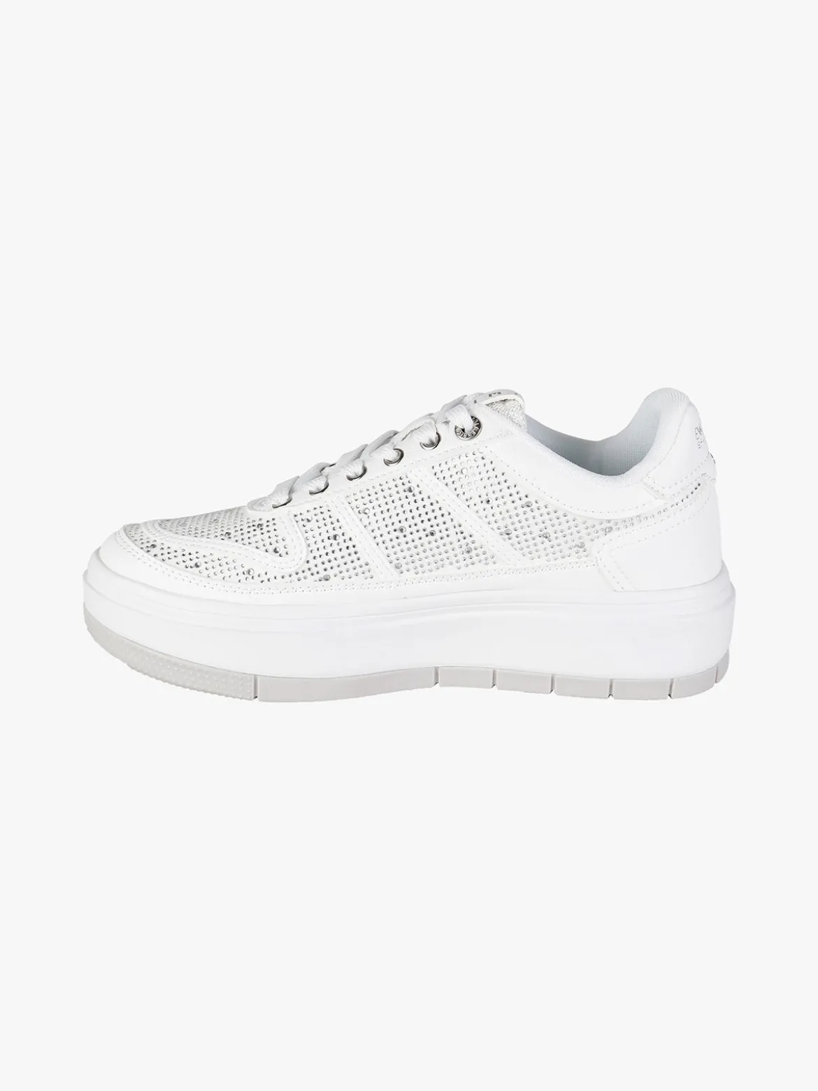 Enrico Coveri Sportswear Sneakers donna con platform e strass