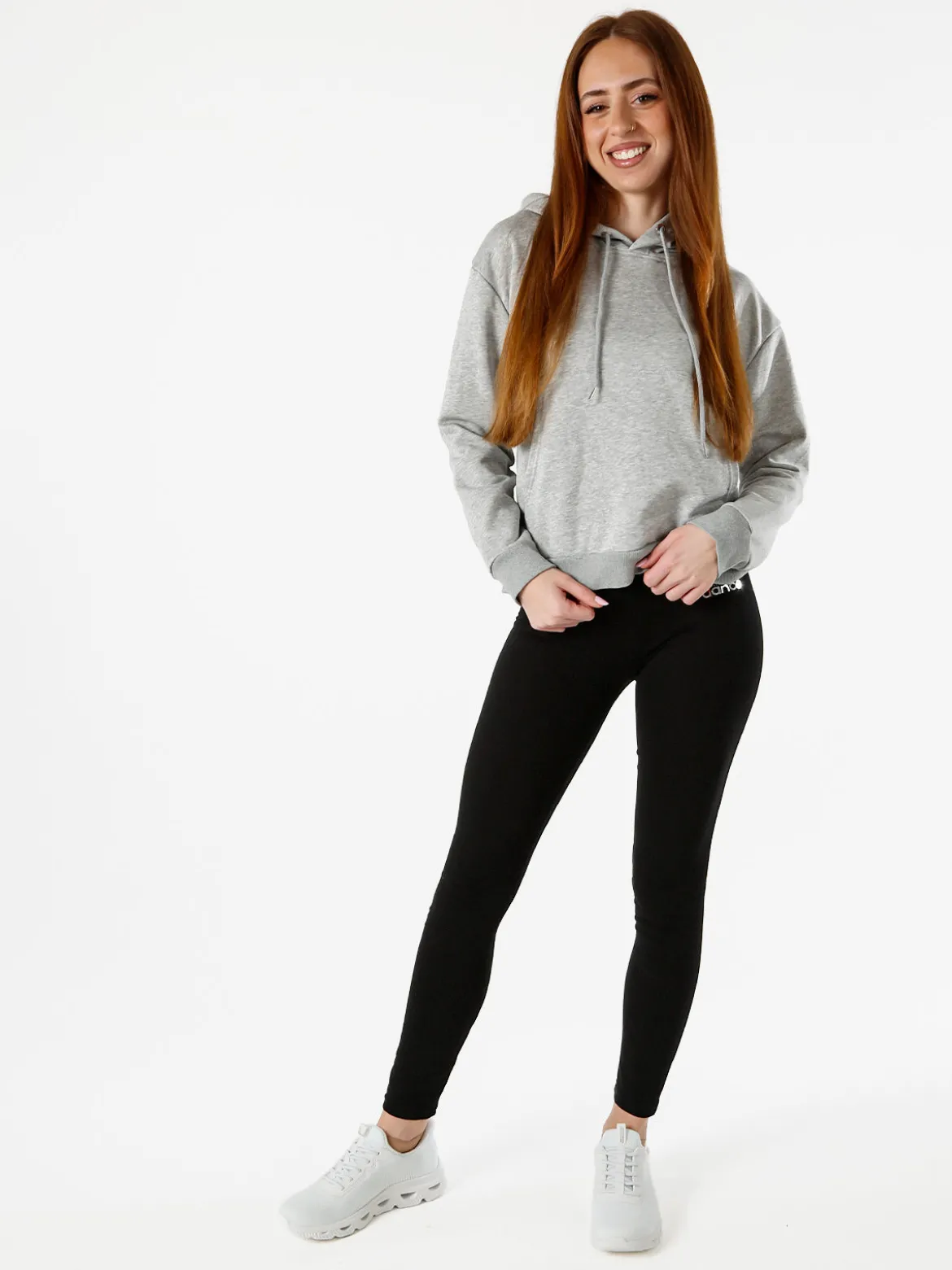 Essenziale Milano Felpa donna con cappuccio - grigio