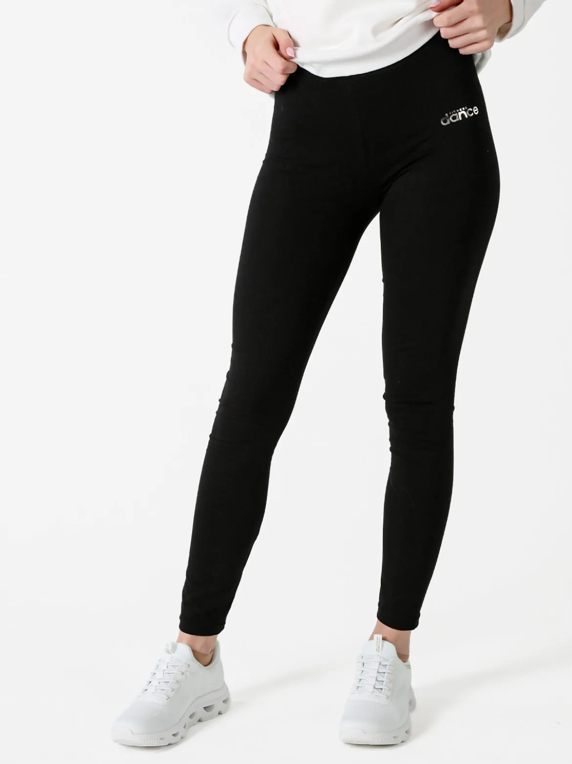 Essenziale Milano Leggings donna in cotone - nero