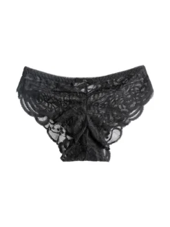 Essenziale Milano Slip donna in pizzo - nero