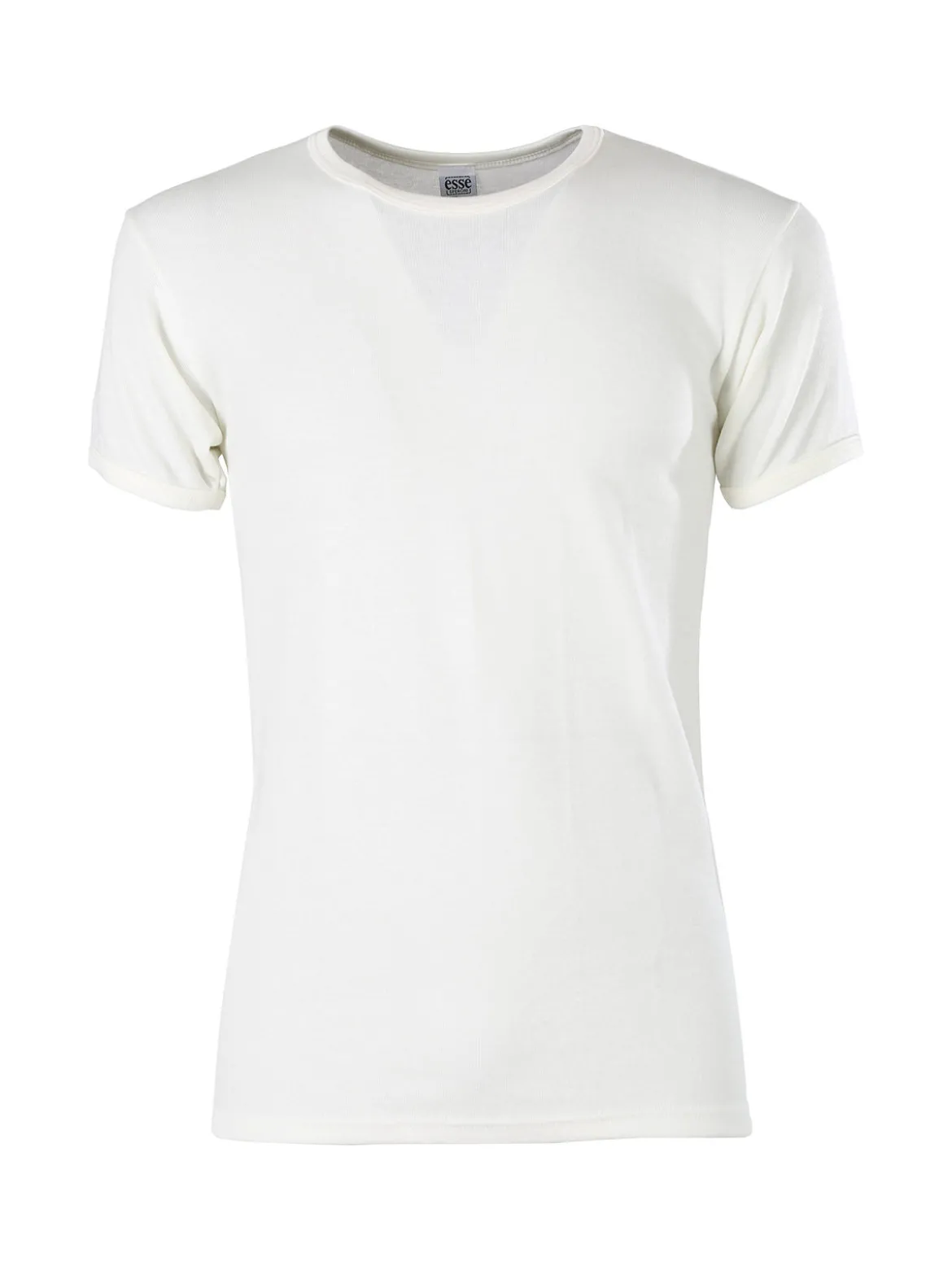Esse Speroni Maglia intima da uomo in lana e cotone - bianco