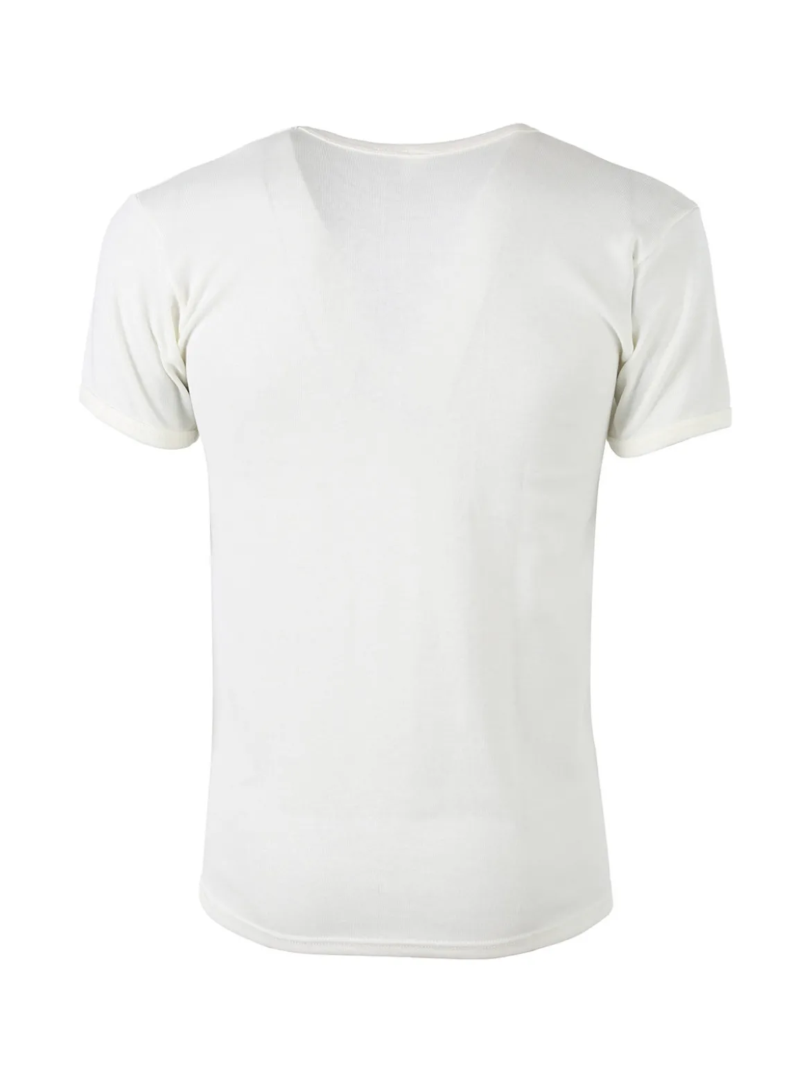 Esse Speroni Maglia intima da uomo in lana e cotone - bianco