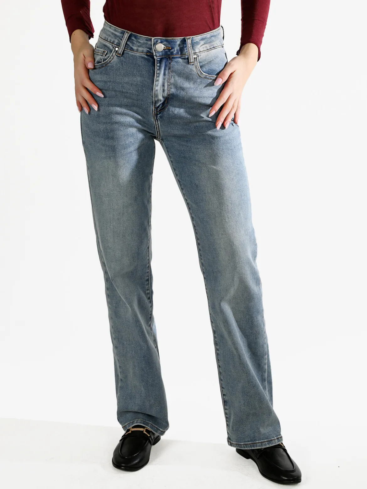 Farfallina Jeans donna a gamba dritta - jeans