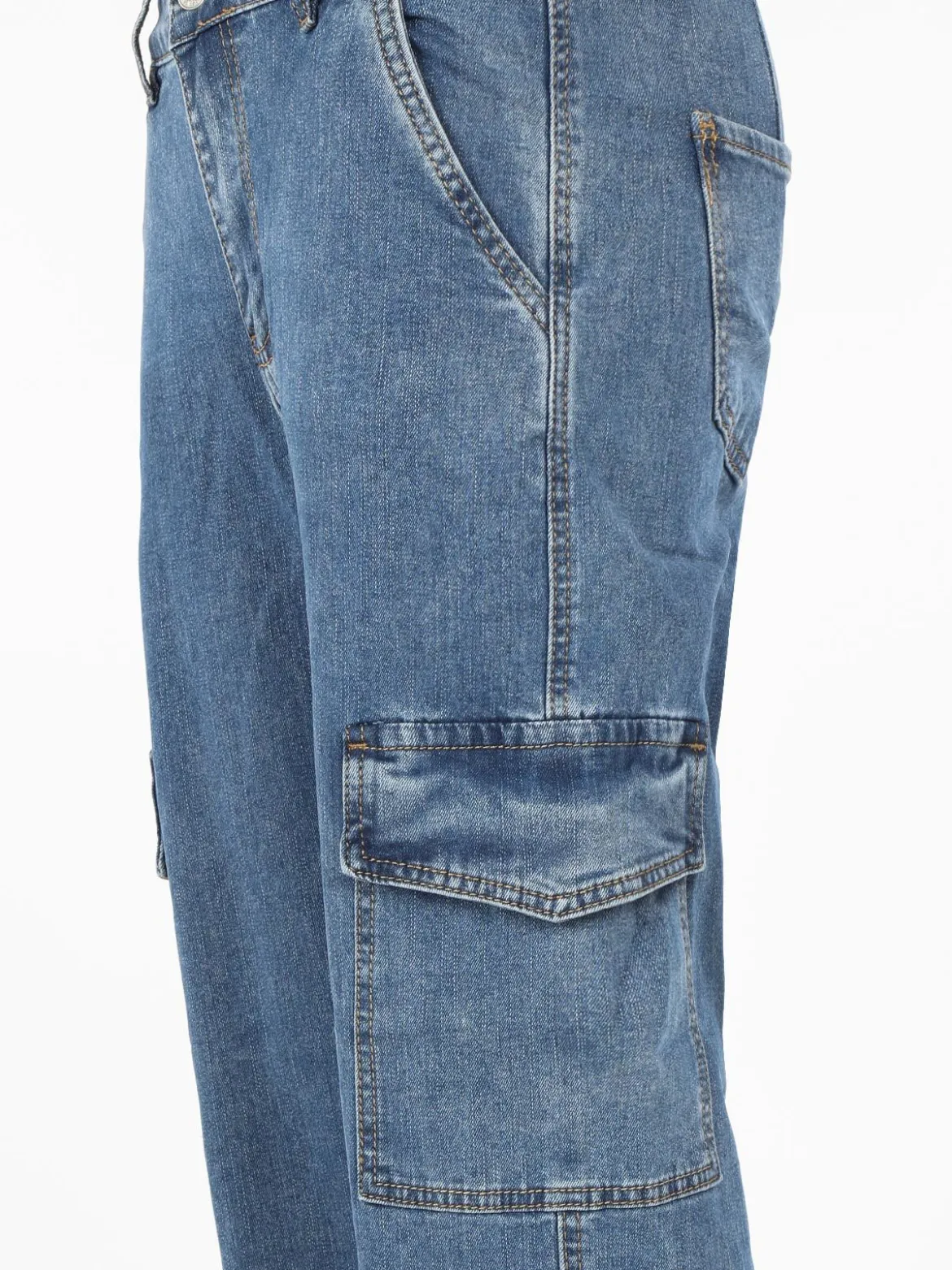 Farfallina Jeans donna cargo con tasconi