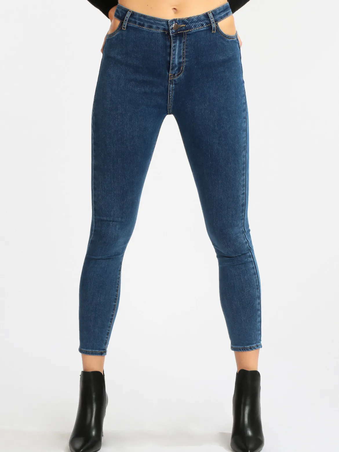 Farfallina Jeans donna skinny a vita alta