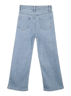 Fashion Jeans Jeans da bambina a gamba larga con stampe