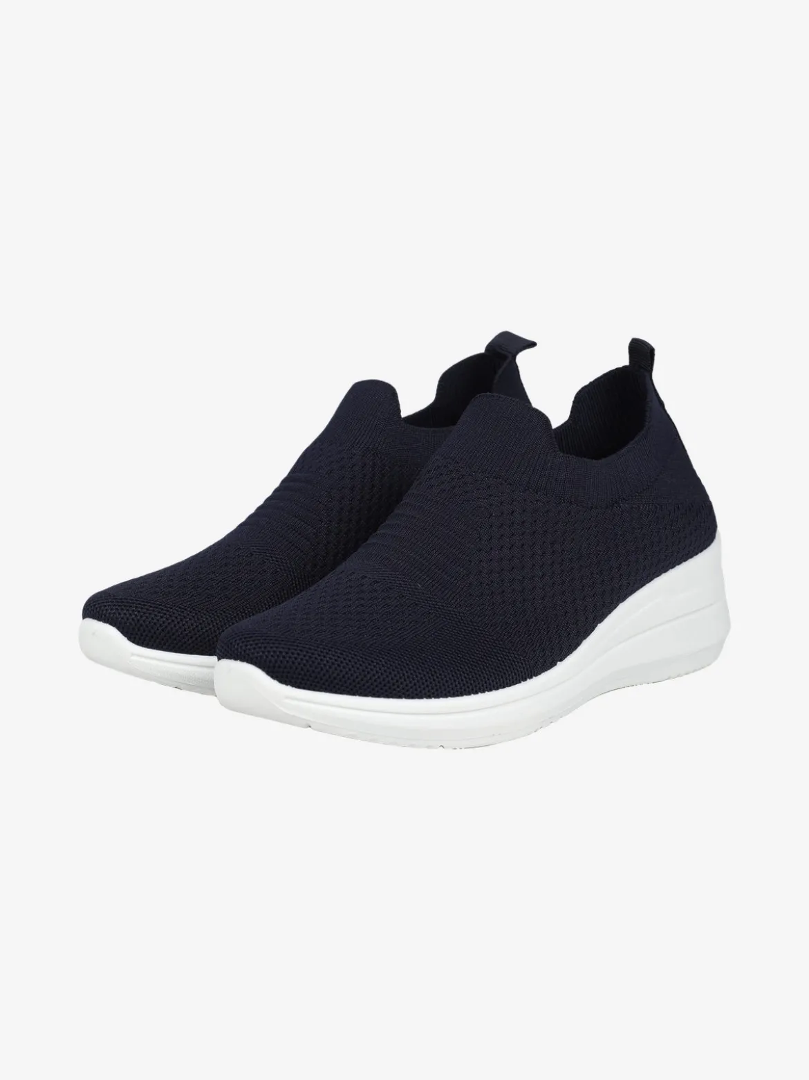 Fashion Sneakers donna slip on con zeppa