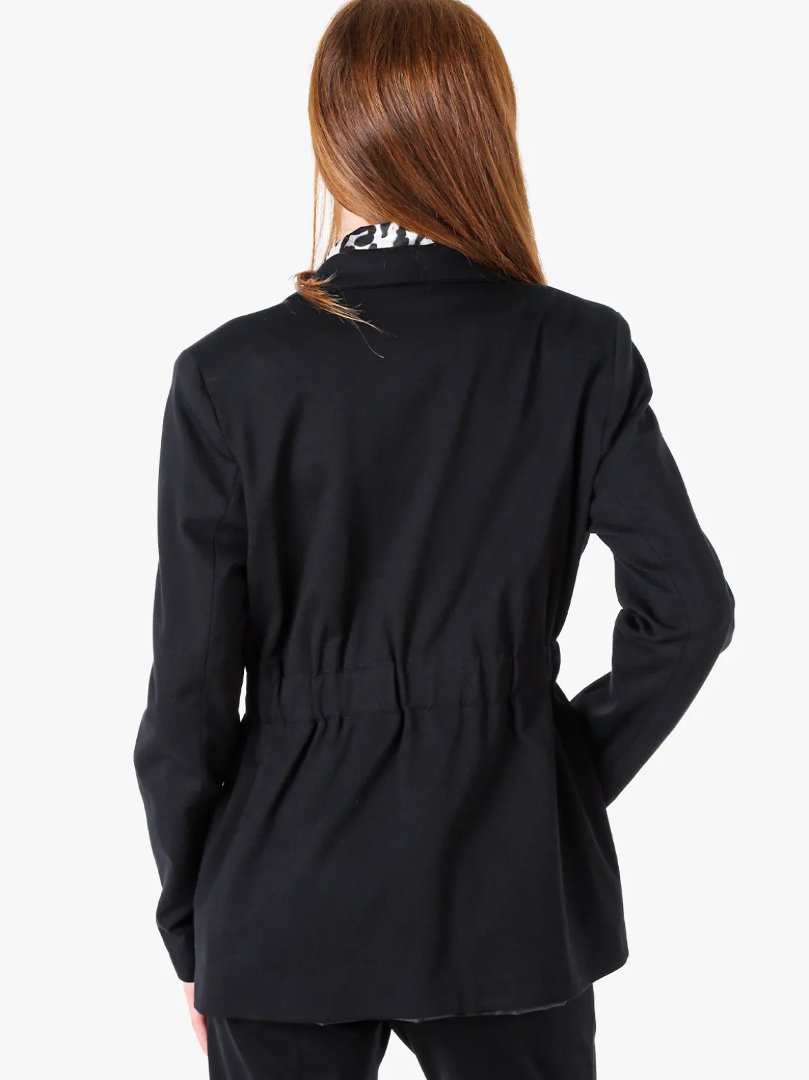Fast Fashion Completo elegante da donna con blazer e pantaloni con finale a zampa - nero