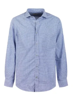 Fb Camicia slim fit da uomo a quadretti