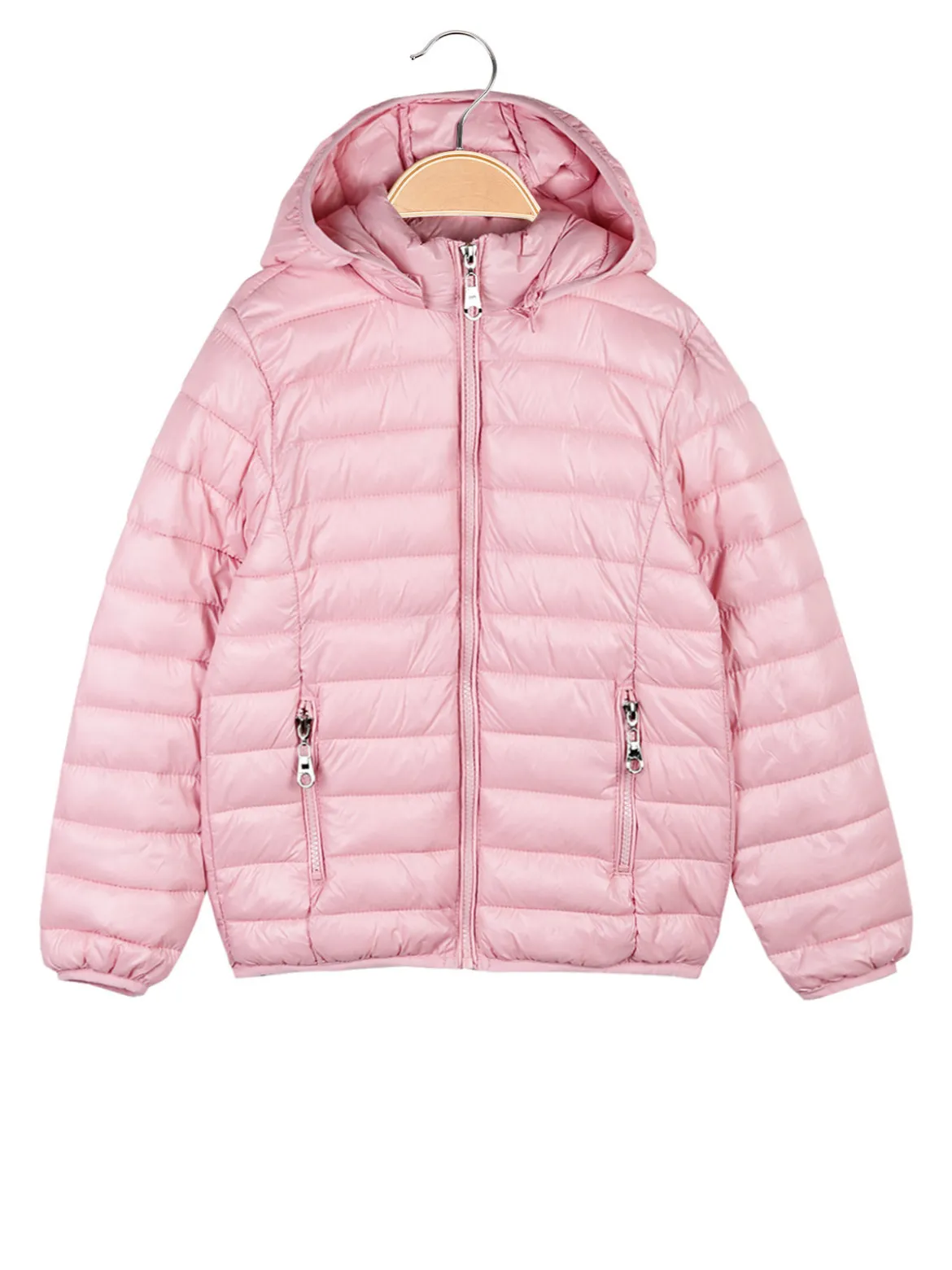 F&H Kids Giubbotto da bambina con cappuccio