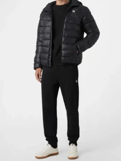 Fila Piumino da uomo con cappuccio - nero
