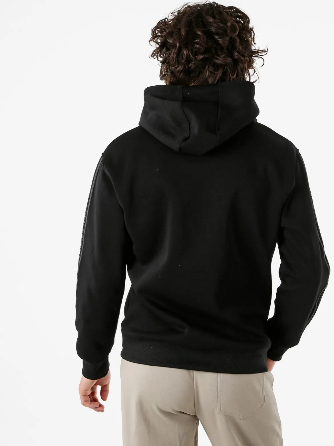 Flex Style Felpa da uomo con cappuccio - nero