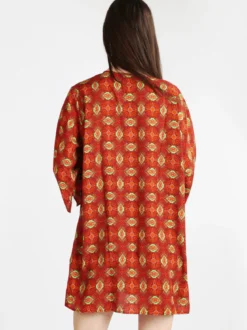 Flight Finery Maxi blusa donna con stampe
