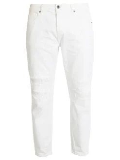 Frankie Malone Pantaloni cropped uomo con strappi